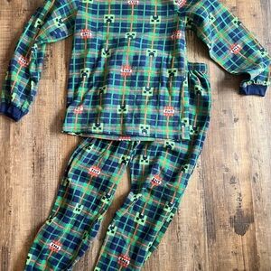 Green and Blue Plaid Pajama Sets for Cozy Nights